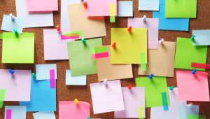 sticky notes