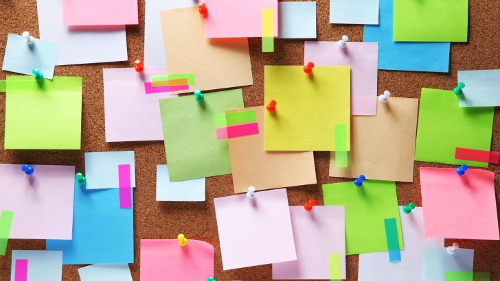 sticky notes