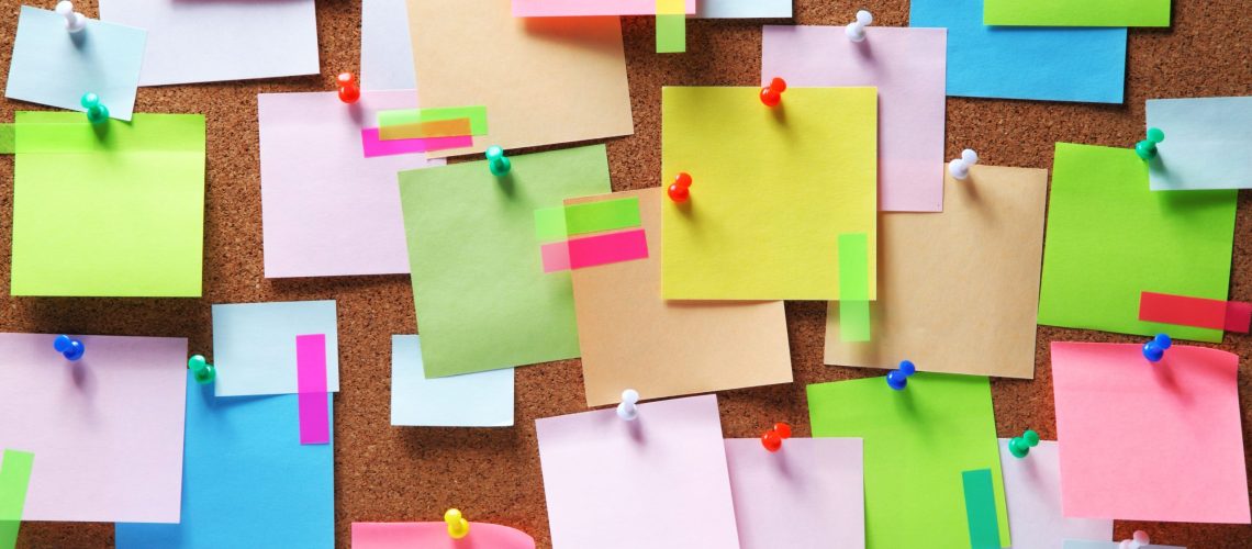 sticky notes